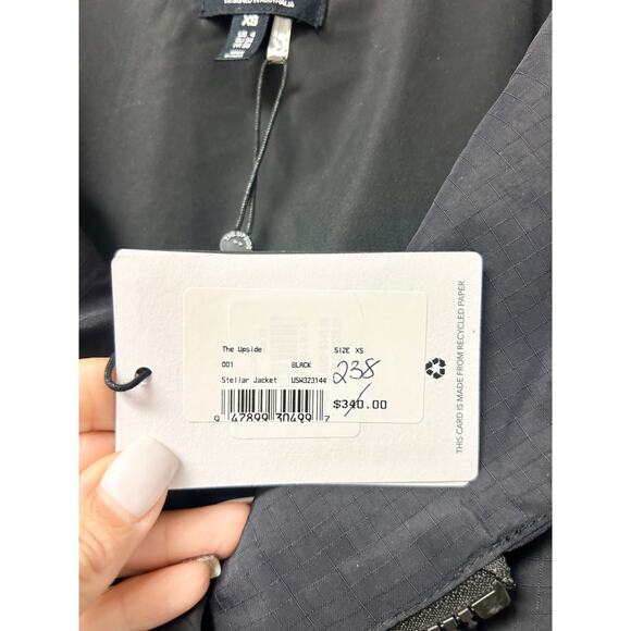 NWT The Upside Stellar Oversized Hooded Puffer Jacket Black Women's Size XS - Picture 5 of 7